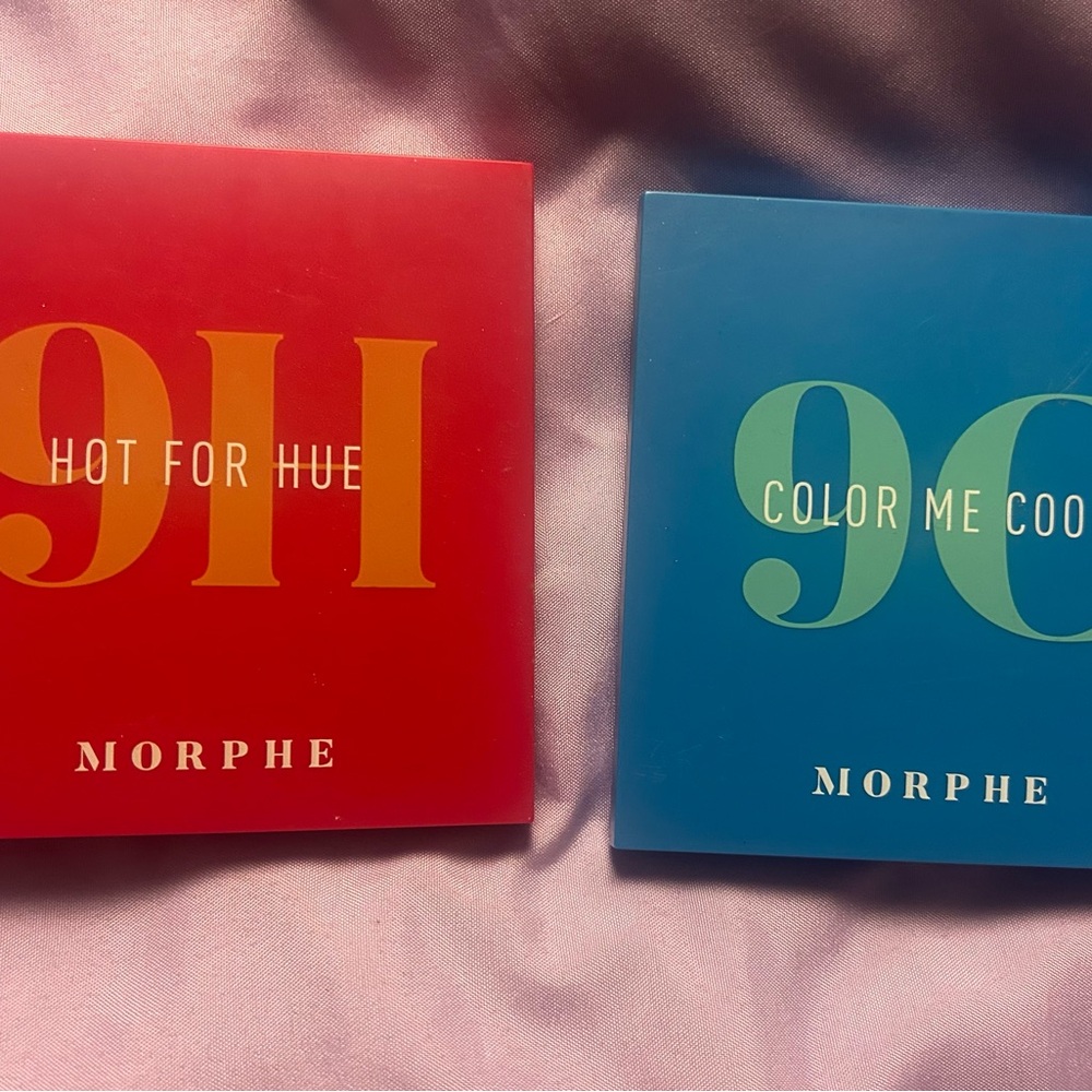 Morphe Hot for Hue and Color Me Cool Makeup Palettes